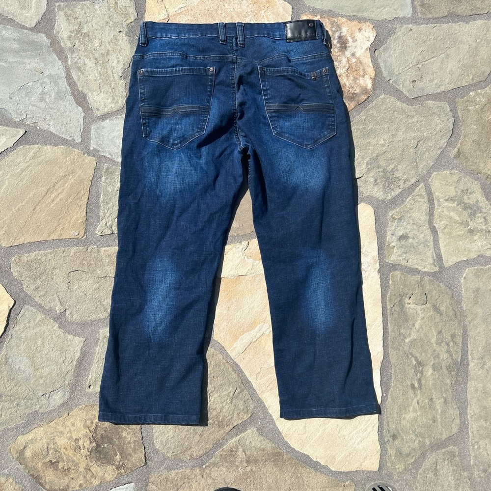 vintage washed dark pants